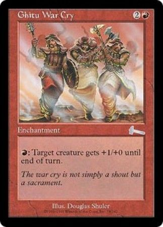 Ghitu War Cry Urza s Legacy Singles Ghitu War Cry Urza s Legacy Singles