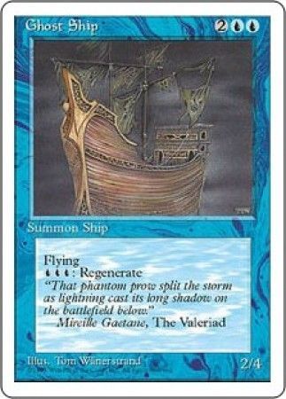 Ghost Ship MTG 4th Edition Magic Cards Singles Ghost Ship MTG 4th Edition Magic Cards Singles