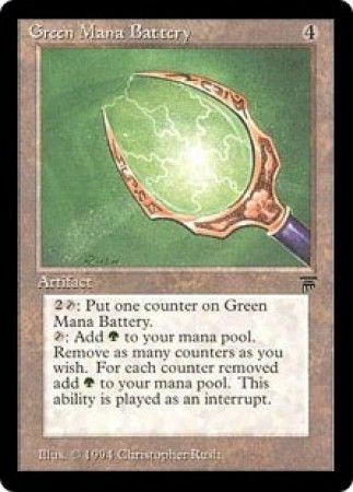 Green Mana Battery Legends Singles Green Mana Battery Legends Singles