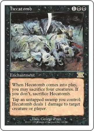 Hecatomb MTG 6th Edition Classic Magic Cards Singles Hecatomb MTG 6th Edition Classic Magic Cards Singles