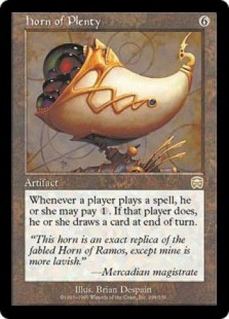 Horn of Plenty Mercadian Masques Singles