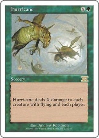 Hurricane MTG 6th Edition Classic Magic Cards Singles Hurricane MTG 6th Edition Classic Magic Cards Singles