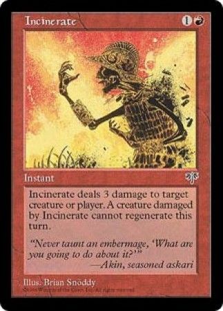 Incinerate Mirage Singles Incinerate Mirage Singles