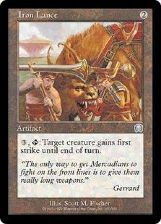 Iron Lance Mercadian Masques Singles Iron Lance Mercadian Masques Singles
