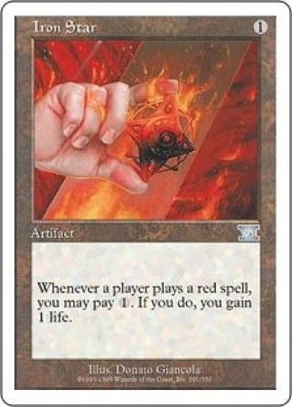 Iron Star MTG 6th Edition Classic Magic Cards Singles Iron Star MTG 6th Edition Classic Magic Cards Singles