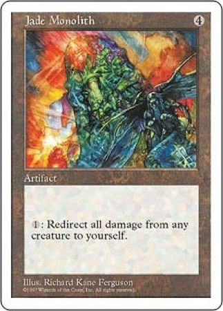 Jade Monolith MTG 5th Edition Magic Cards Singles Jade Monolith MTG 5th Edition Magic Cards Singles