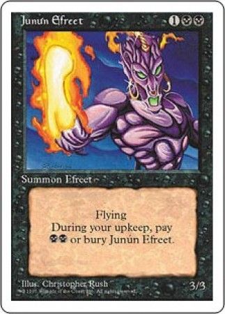 Junun Efreet MTG 4th Edition Magic Cards Singles Junun Efreet MTG 4th Edition Magic Cards Singles