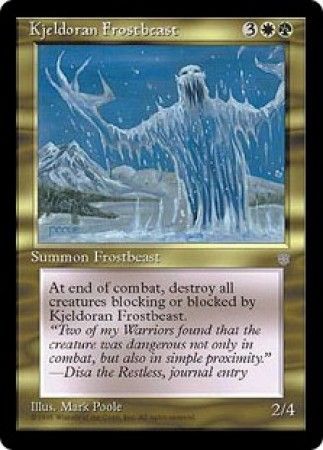 Kjeldoran Frostbeast Ice Age Singles Kjeldoran Frostbeast Ice Age Singles