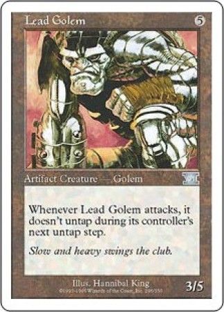 Lead Golem Lead Golem