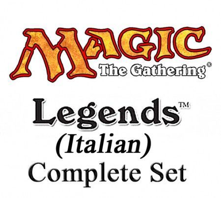 Legends Italian Complete Set Magic the Gathering Magic the Gathering Complete Non Foil Sets Legends Italian Complete Set Magic the Gathering Magic the Gathering Complete Non Foil Sets