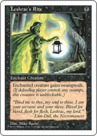 Leshrac s Rite MTG 5th Edition Magic Cards Singles Leshrac s Rite MTG 5th Edition Magic Cards Singles