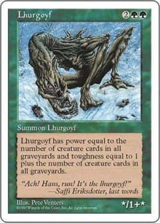 Lhurgoyf MTG 5th Edition Magic Cards Singles Lhurgoyf MTG 5th Edition Magic Cards Singles