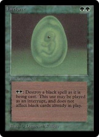 Lifeforce Beta Magic Cards Singles Lifeforce Beta Magic Cards Singles