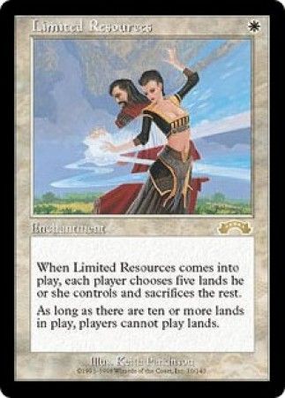 Limited Resources Limited Resources