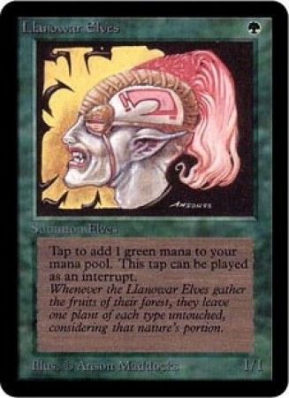 Llanowar Elves Alpha Magic Cards Singles Llanowar Elves Alpha Magic Cards Singles