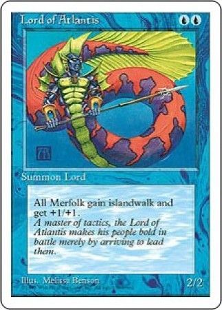 Lord of Atlantis MTG 4th Edition Magic Cards Singles Lord of Atlantis MTG 4th Edition Magic Cards Singles