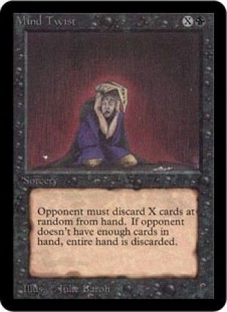 Mind Twist Alpha Magic Cards Singles Mind Twist Alpha Magic Cards Singles