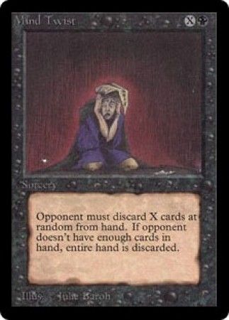 Mind Twist Beta Magic Cards Singles Mind Twist Beta Magic Cards Singles