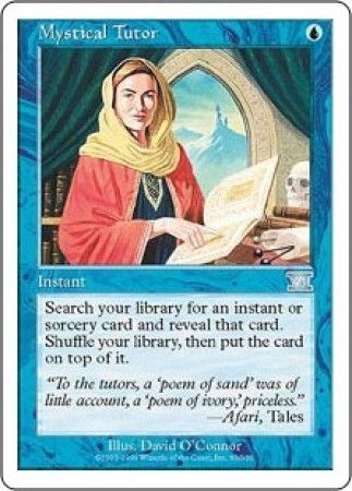 Mystical Tutor MTG 6th Edition Classic Magic Cards Singles Mystical Tutor MTG 6th Edition Classic Magic Cards Singles