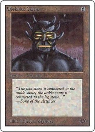 Obsianus Golem Unlimited Singles Obsianus Golem Unlimited Singles