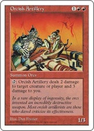Orcish Artillery MTG 5th Edition Magic Cards Singles Orcish Artillery MTG 5th Edition Magic Cards Singles