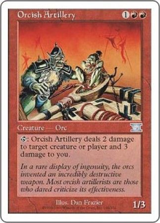 Orcish Artillery MTG 6th Edition Classic Magic Cards Singles Orcish Artillery MTG 6th Edition Classic Magic Cards Singles