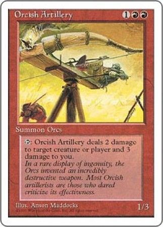 Orcish Artillery MTG 4th Edition Magic Cards Singles Orcish Artillery MTG 4th Edition Magic Cards Singles