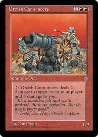 Orcish Cannoneers Ice Age Singles Orcish Cannoneers Ice Age Singles