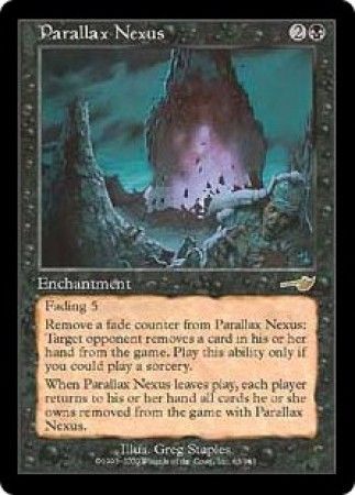 Parallax Nexus Nemesis Singles Parallax Nexus Nemesis Singles