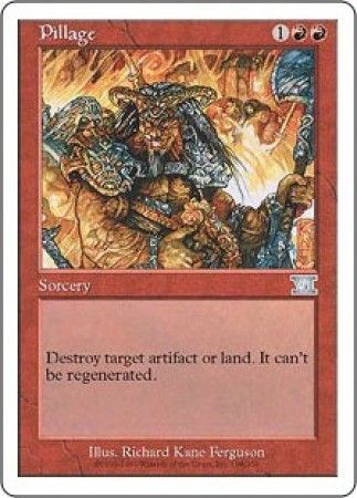 Pillage MTG 6th Edition Classic Magic Cards Singles Pillage MTG 6th Edition Classic Magic Cards Singles