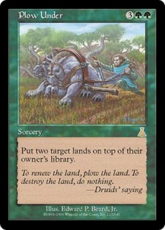 Plow Under Urza s Destiny Singles Plow Under Urza s Destiny Singles