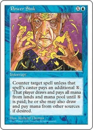 Power Sink MTG 5th Edition Magic Cards Singles Power Sink MTG 5th Edition Magic Cards Singles