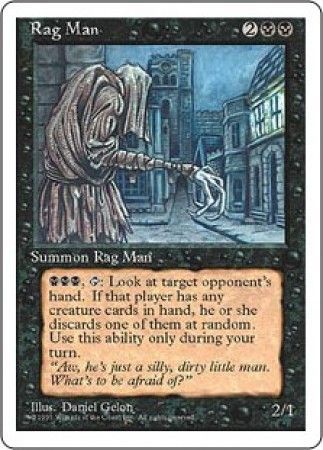 Rag Man MTG 4th Edition Magic Cards Singles Rag Man MTG 4th Edition Magic Cards Singles