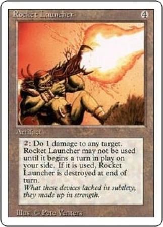 Rocket Launcher Revised 3rd Edition Magic Cards Singles Rocket Launcher Revised 3rd Edition Magic Cards Singles