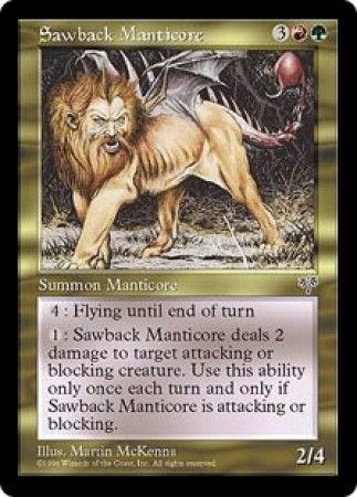 Sawback Manticore Sawback Manticore