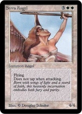 Serra Angel Alpha Magic Cards Singles Serra Angel Alpha Magic Cards Singles