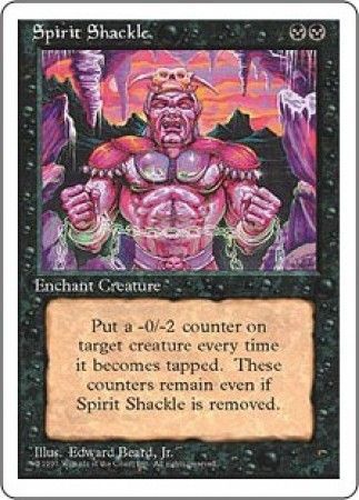 Spirit Shackle MTG 4th Edition Magic Cards Singles Spirit Shackle MTG 4th Edition Magic Cards Singles