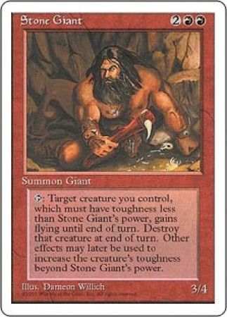 Stone Giant MTG 4th Edition Magic Cards Singles Stone Giant MTG 4th Edition Magic Cards Singles