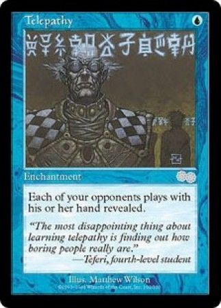 Telepathy Urza s Saga Singles Telepathy Urza s Saga Singles