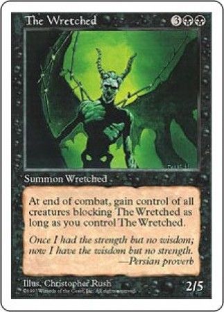 The Wretched MTG 5th Edition Magic Cards Singles The Wretched MTG 5th Edition Magic Cards Singles