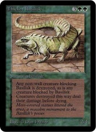 Thicket Basilisk Alpha Magic Cards Singles Thicket Basilisk Alpha Magic Cards Singles
