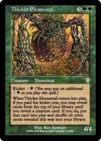 Thicket Elemental Invasion Singles Thicket Elemental Invasion Singles
