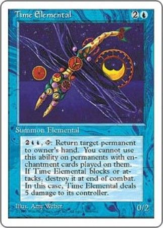 Time Elemental MTG 4th Edition Magic Cards Singles Time Elemental MTG 4th Edition Magic Cards Singles