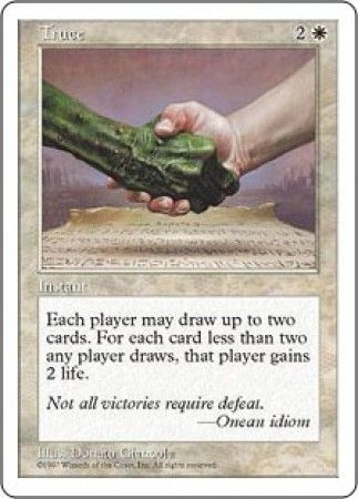Truce MTG 5th Edition Magic Cards Singles Truce MTG 5th Edition Magic Cards Singles