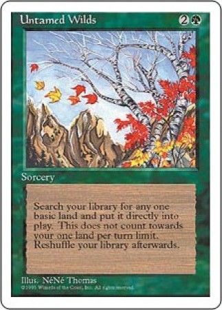 Untamed Wilds MTG 4th Edition Magic Cards Singles Untamed Wilds MTG 4th Edition Magic Cards Singles