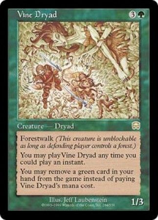 Vine Dryad Mercadian Masques Singles Vine Dryad Mercadian Masques Singles