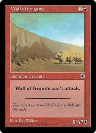 Wall of Granite Wall of Granite