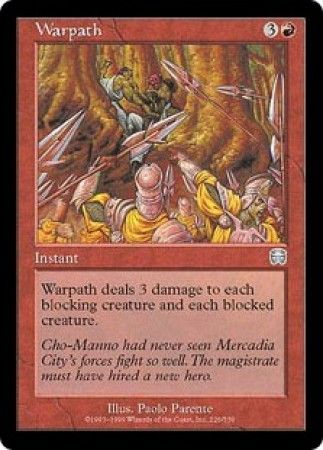 Warpath Mercadian Masques Singles Warpath Mercadian Masques Singles