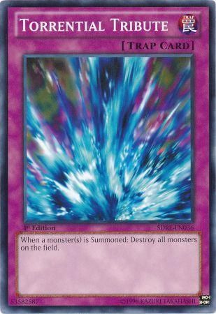 Torrential Tribute SDRE EN036 Common 1st Edition Structure Deck Realm of the Sea Emperor 1st Edition Singles Torrential Tribute SDRE EN036 Common 1st Edition Structure Deck Realm of the Sea Emperor 1st Edition Singles