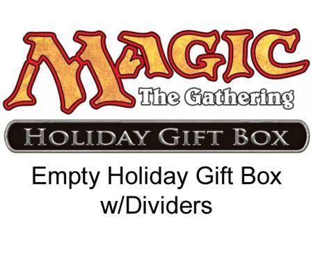 Magic Holiday Gift Box 2013 Empty Storage Box w Dividers MTG Magic The Gathering Memorabilia Magic Holiday Gift Box 2013 Empty Storage Box w Dividers MTG Magic The Gathering Memorabilia